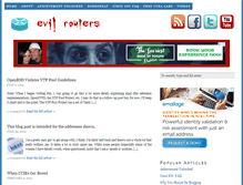 Tablet Screenshot of evilrouters.net